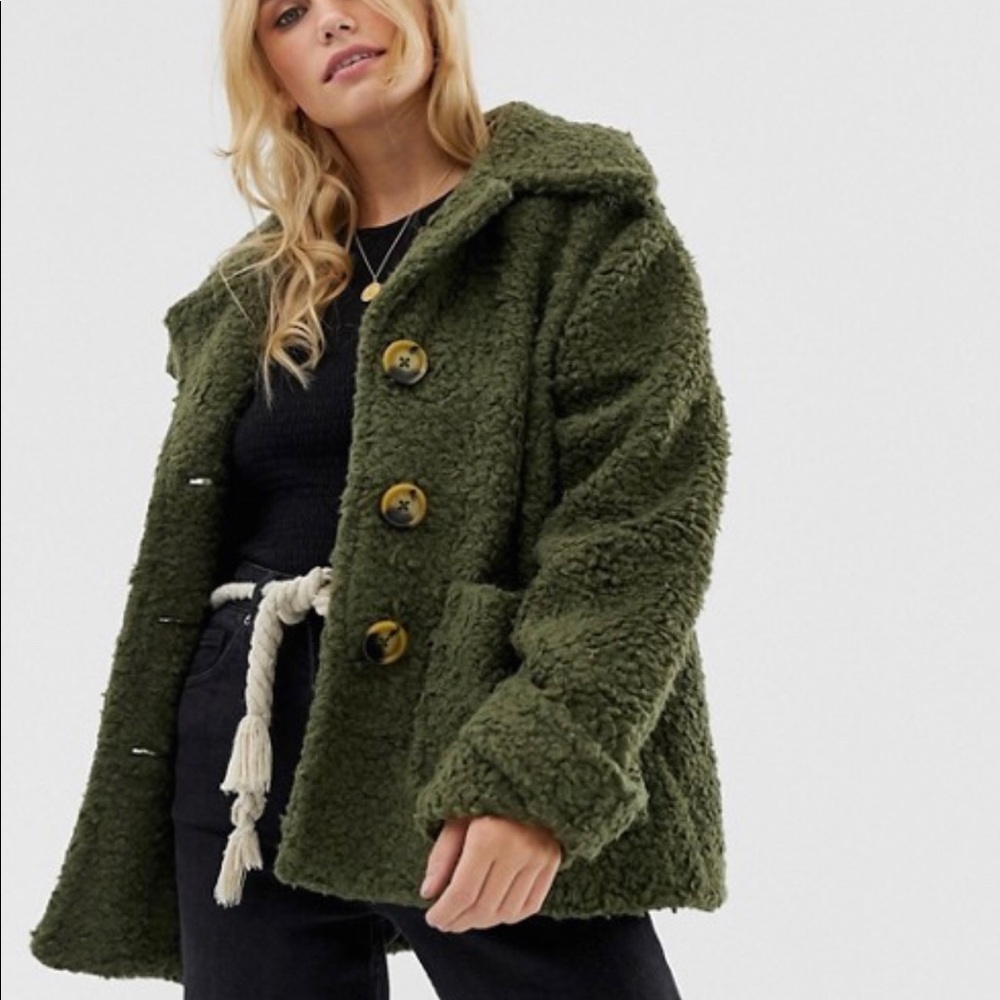 Free People So Soft Teddy Coat